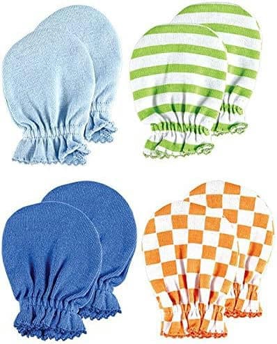 4-Pack Scratch Mittens, Blue set