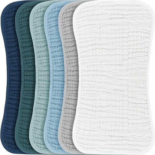 Konssy Muslin Baby Burp Cloths Sets