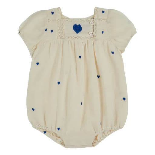 Emile et Ida Embroidered Cherry Romper