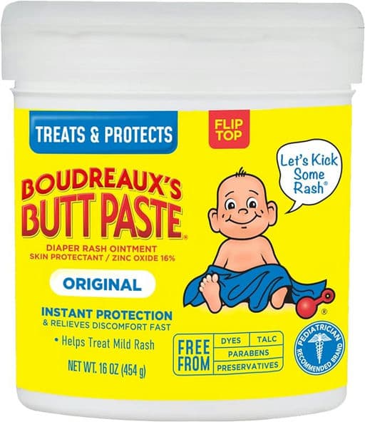 Boudreaux's Butt Paste Original Diaper Rash Cream