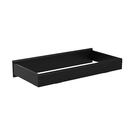 Storkcraft Nest Changing Table Topper (Black) - GREENGUARD Gold Certified, Designed to Fit Storkcraft Nest Changing Pad, Designed to Fit Storkcraft Alpine, Brookside, Crescent 6 Drawer Dressers