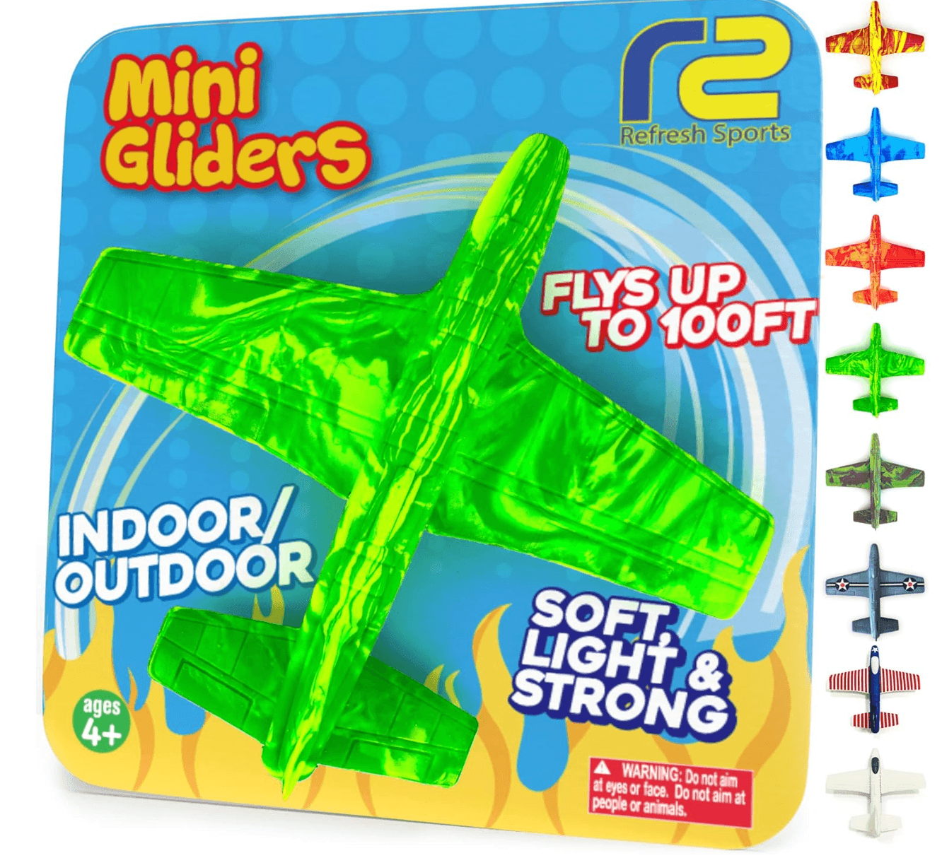 Foam Airplane Toys for Kids (12 Pack)