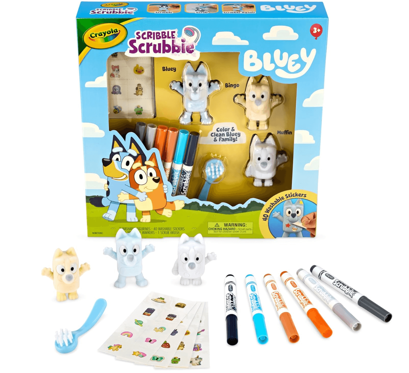 Crayola Scribble Scrubbies Washable Sticker Playset