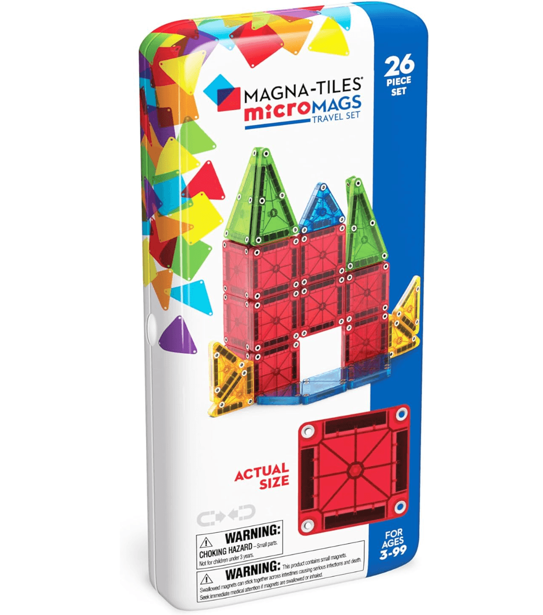 MAGNA-TILES microMAGS 26-Piece Magnetic Construction Set
