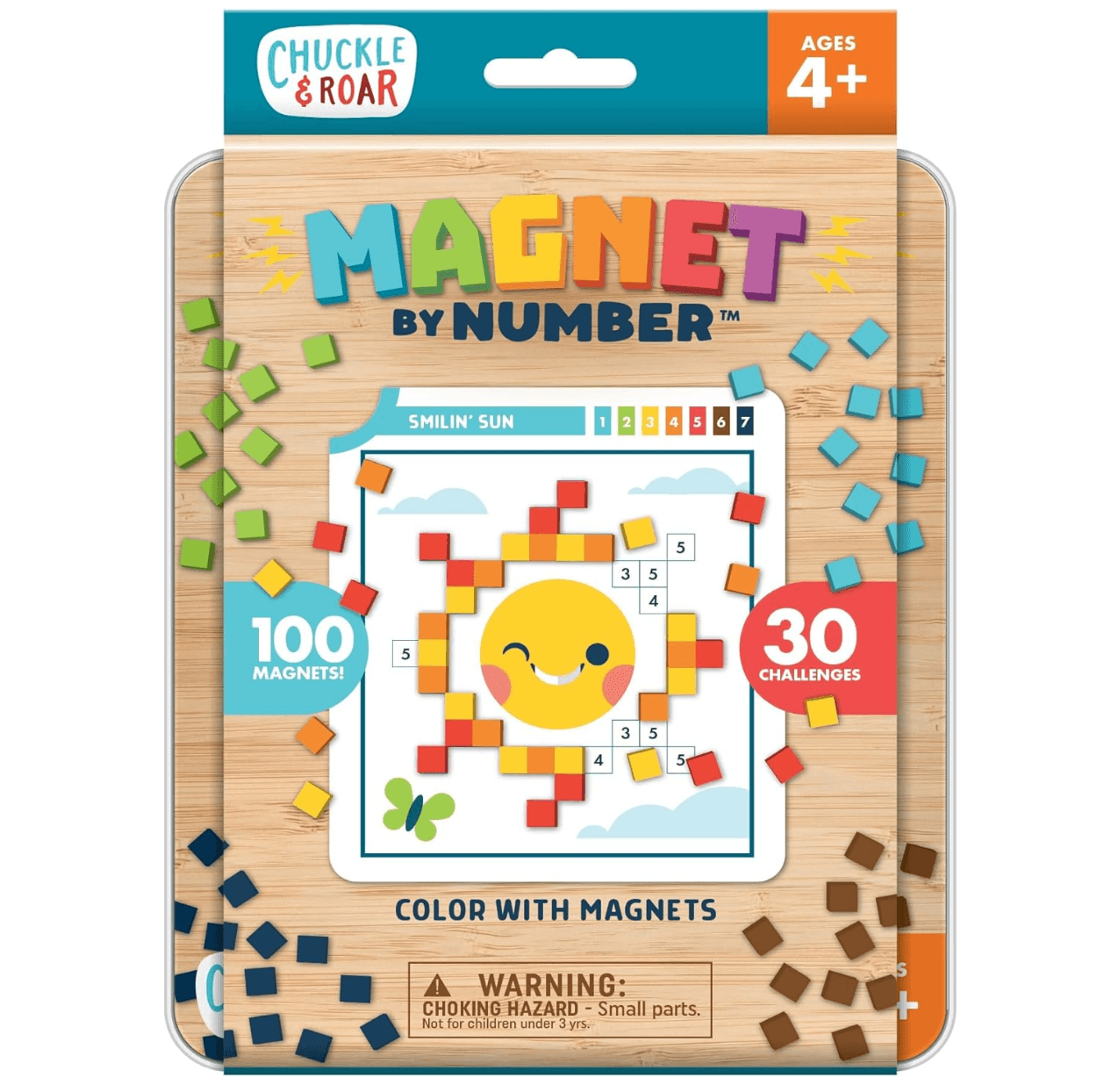 Chuckle & Roar Magnetic Puzzle Kit Magnet by Number Edition