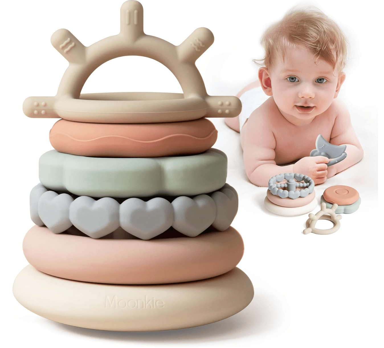 Silicone Stacking Rings and Teething Toy