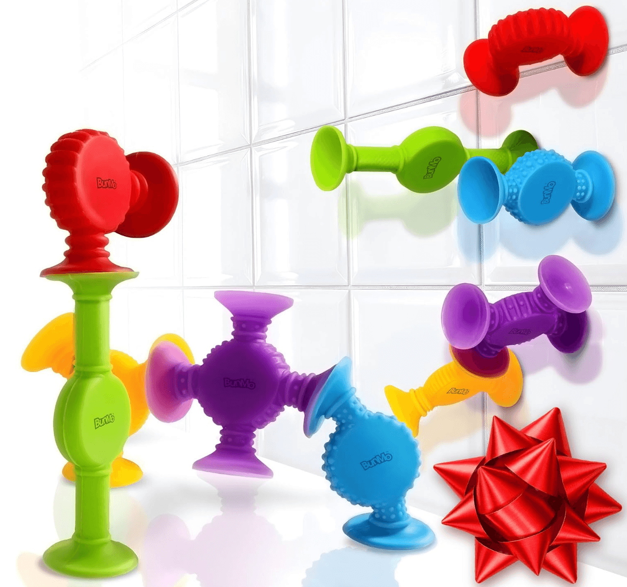 Suction Bath Toys for Toddlers (6 Pack)