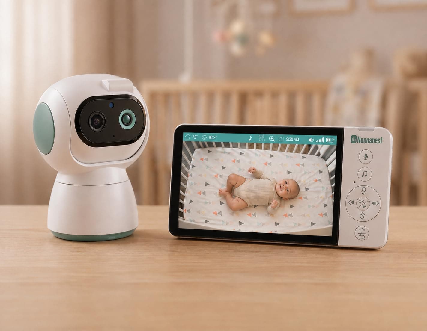 SightAware Contactless Baby Monitor, Skin Temp, No WiFi, No App