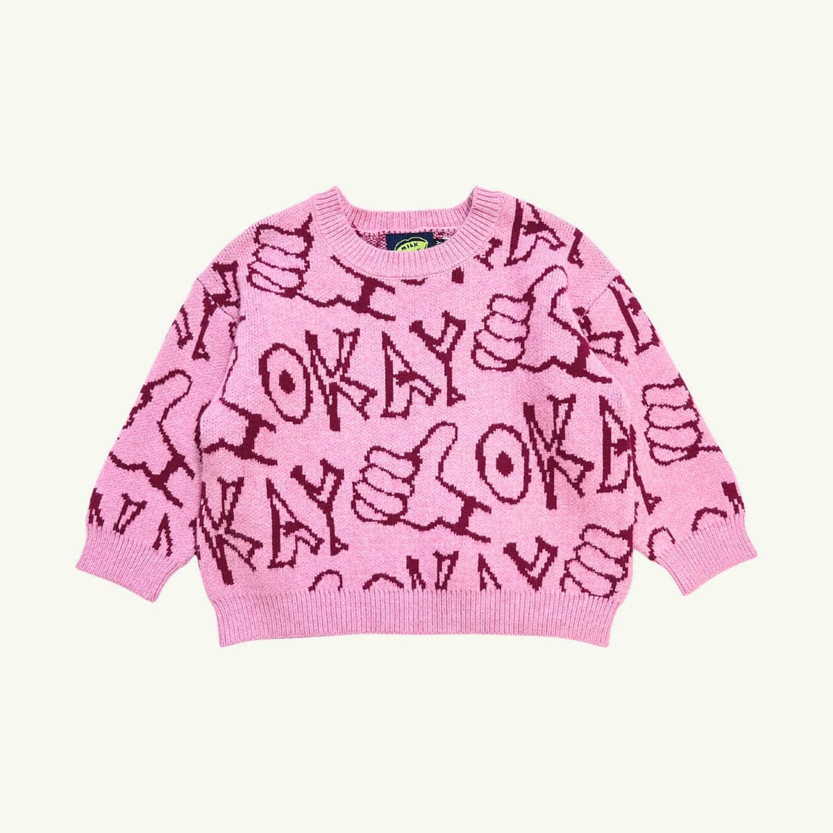 okay sweater - milk teeth